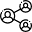 Logo lien entre des personnes