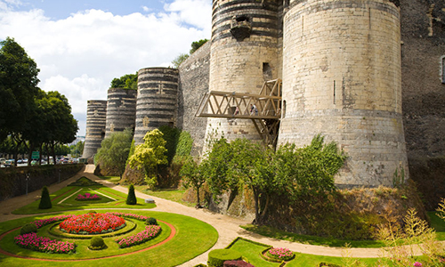 Angers, château, jardin - Contact