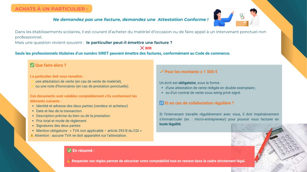 📄 Achat auprès d’un particulier