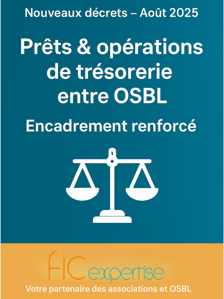 💡 Prêts et opérations de trésorerie entre OSBL :
