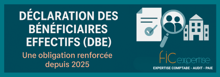 Déclaration des bénéficiaires effectifs (DBE) :